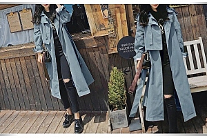 2019年春季小黑单鞋+英伦风衣 这样穿更酷