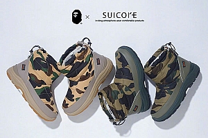 BAPE x Suicoke 全新联名 BOWER BOOTS 鞋款系列发售在即