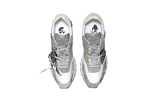 Off-White 全新复古跑鞋 Runner 灰白配色上架