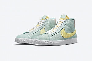 水洗做旧质感!全新 Nike SB Blazer Mid 官图曝光!