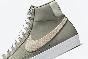 Nike Blazer Mid 77 全新深灰配色!绒面革皮革多材质