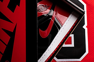「漆皮禁穿」AJ1黑红禁穿漆皮开箱测评