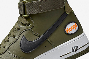 硬朗军事风!全新 Air Force 1 High “Hoops”  官图曝光!