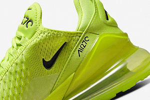醒目荧光黄!全新「网球」Air Max 270 官图曝光!