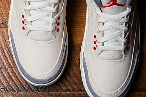 AJ3米白棉布 开箱测评