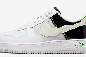 全新「手绘涂鸦」AF1 细节超多!波浪 Swoosh 还有超酷吊牌!
