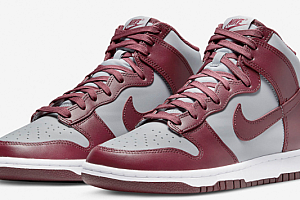 「甜菜」配色 全新 Dunk Hi “Dark Beetroot” 官图曝光!