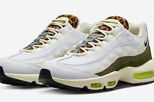 豹纹鞋舌有野性!全新配色 Air Max 95 官图曝光!